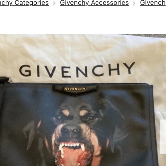 Givenchy Handbags - Givenchy Rottweiler Collection Clutch